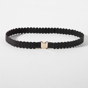 Anthropologie Black Tabitha Stretch Belt